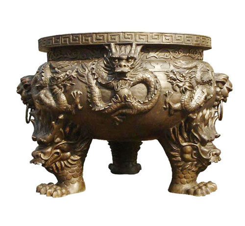 铸铜摆件鼎雕塑